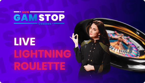 Live Lightning Roulette not on Gamstop