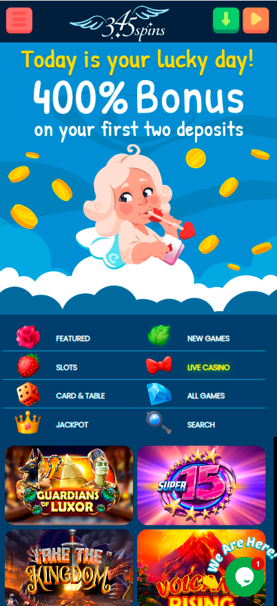 345spins mobile