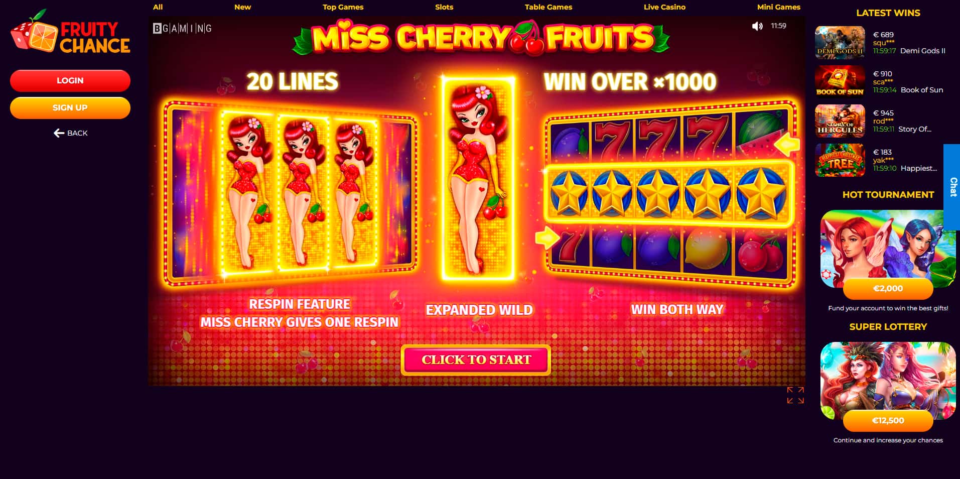 Fruity Chanse demo game
