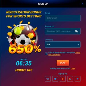 Maximum Casino registration