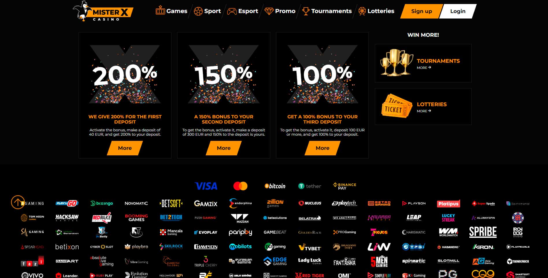 Mixter X casino promo