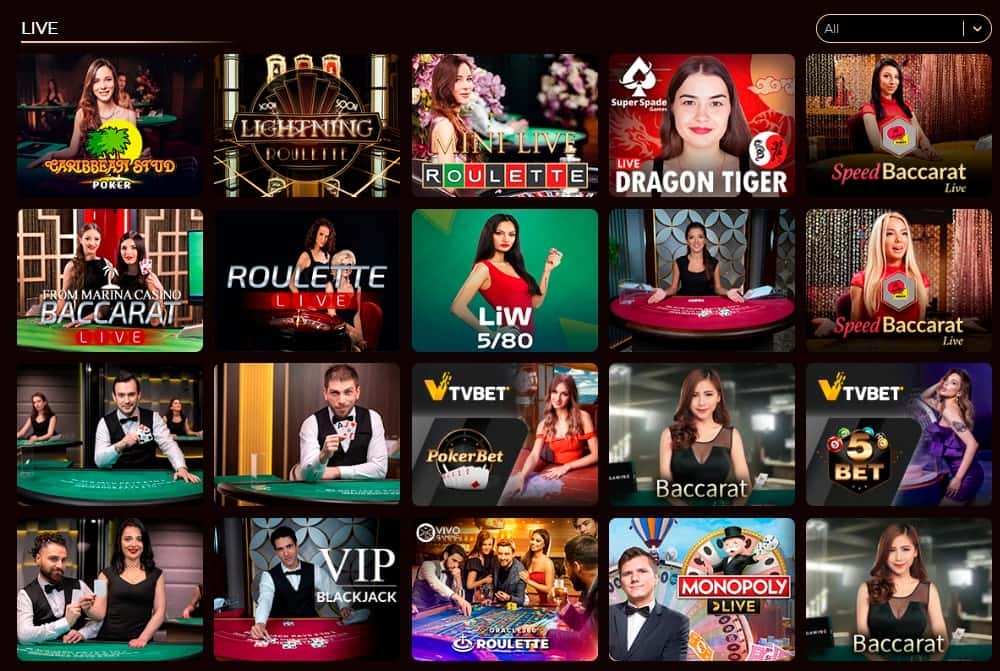 Bronze Casino live casino