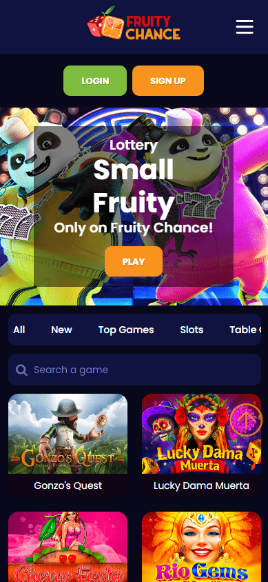 fruit chance mobile version
