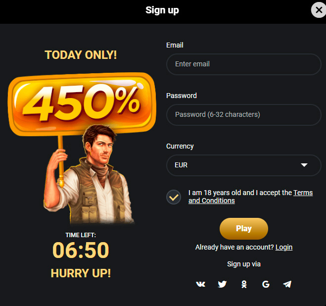 Pyramid Spins casino registration