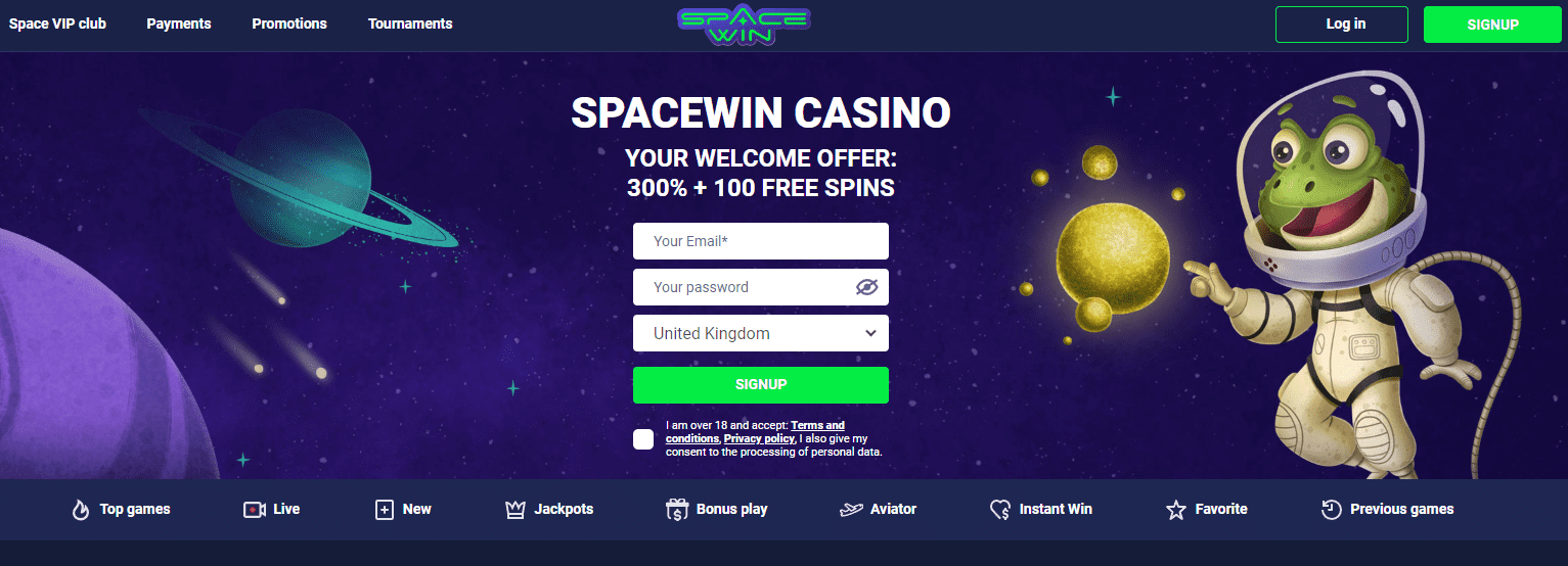 space win design and interface