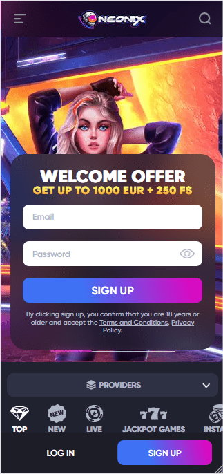 NeoNix Casino Mobile