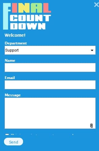 Final Countdown Support