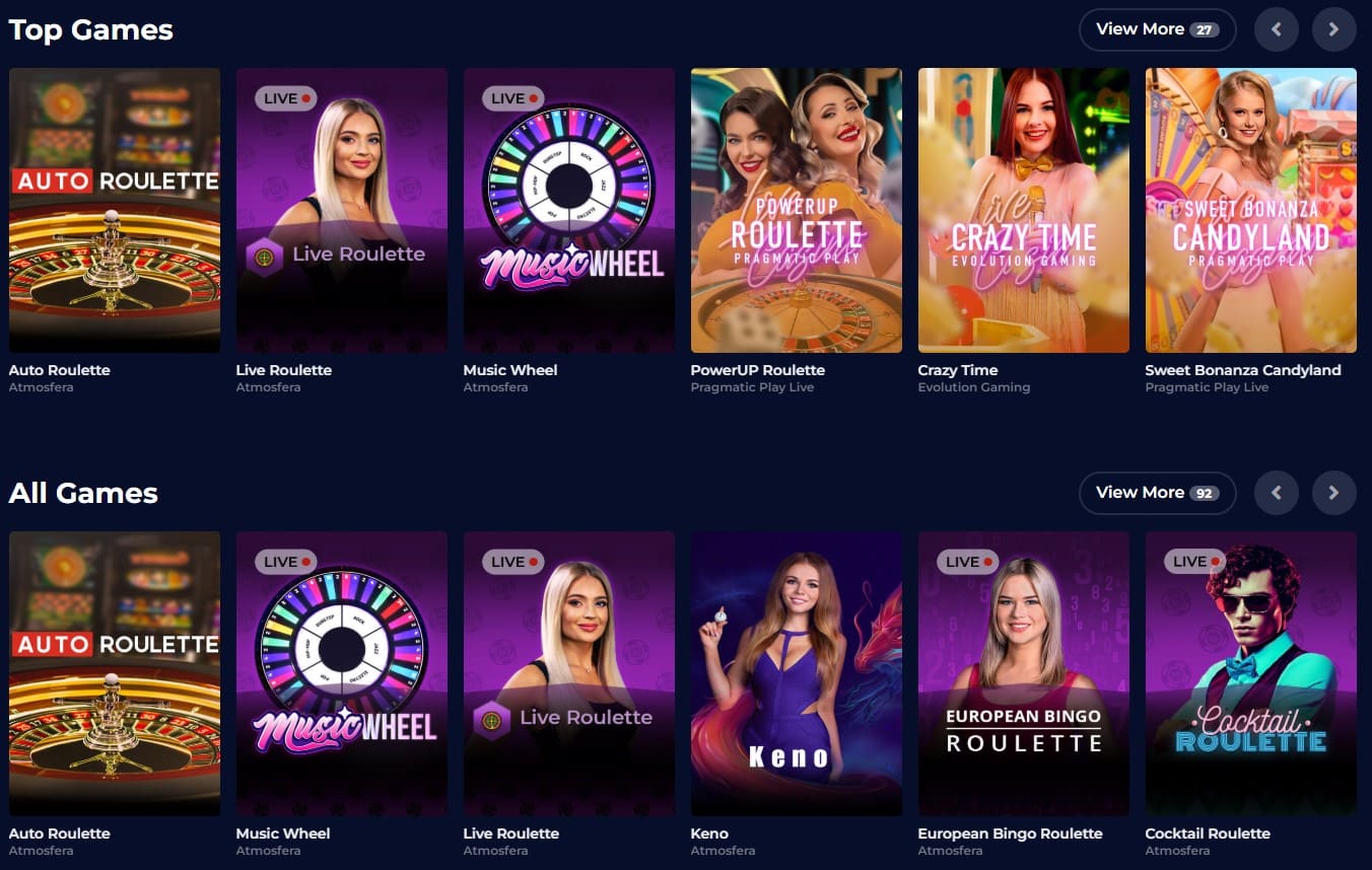 My Spins Live Casino