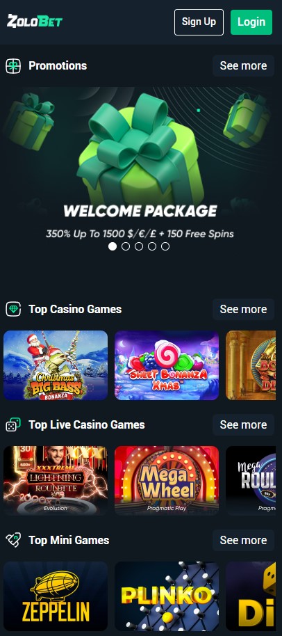 Zolotobet Casino Mobile