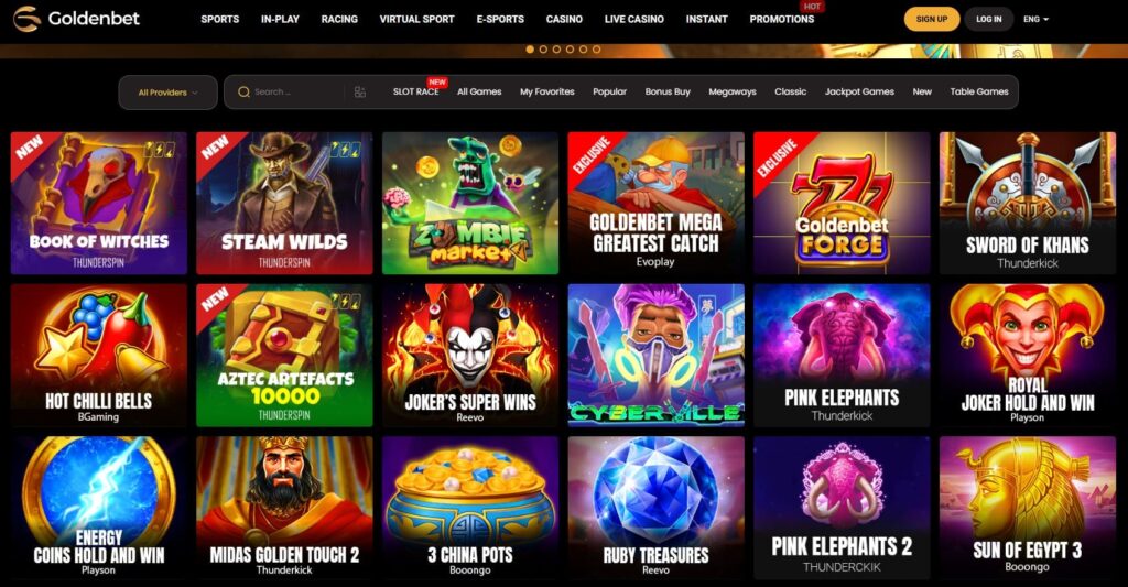 Goldenbet Casino Games Library