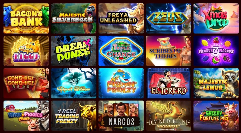 Spinscastle Casino Games Library