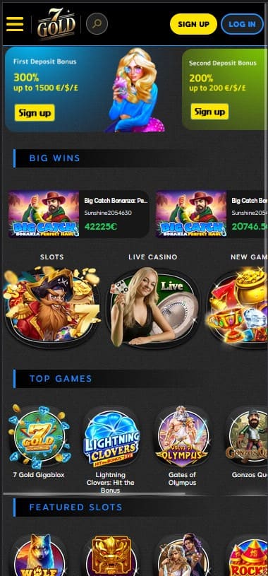 7Gold Casino Mobile