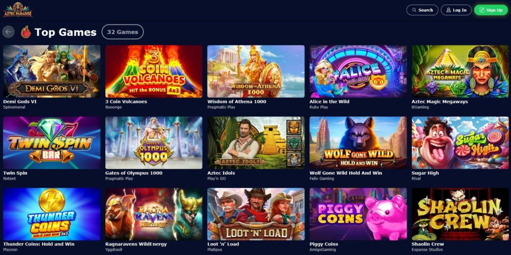 Aztec Paradise Casino Slots