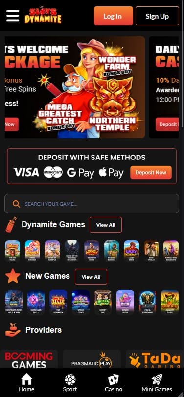 Slotsdynamite Casino Mobile