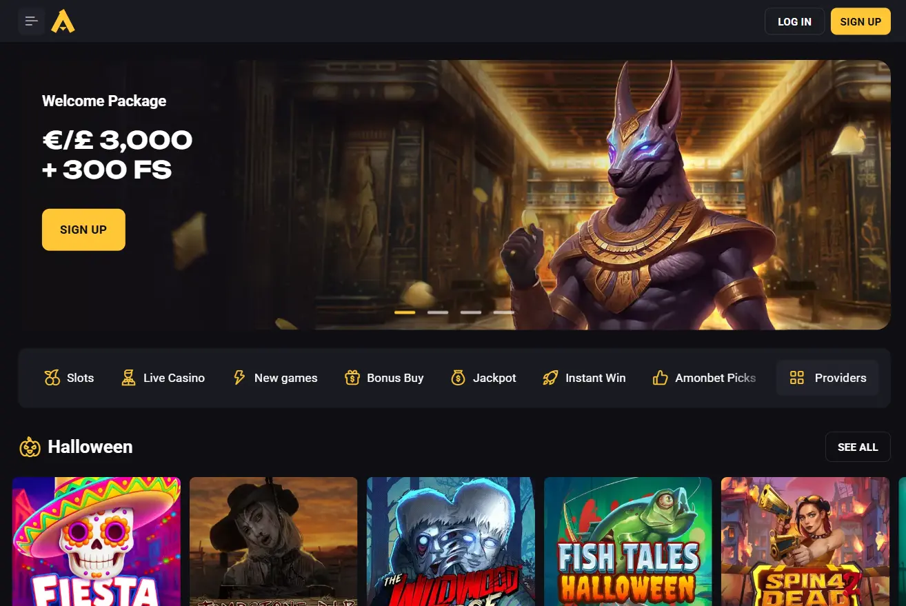 Amonbet Main Page
